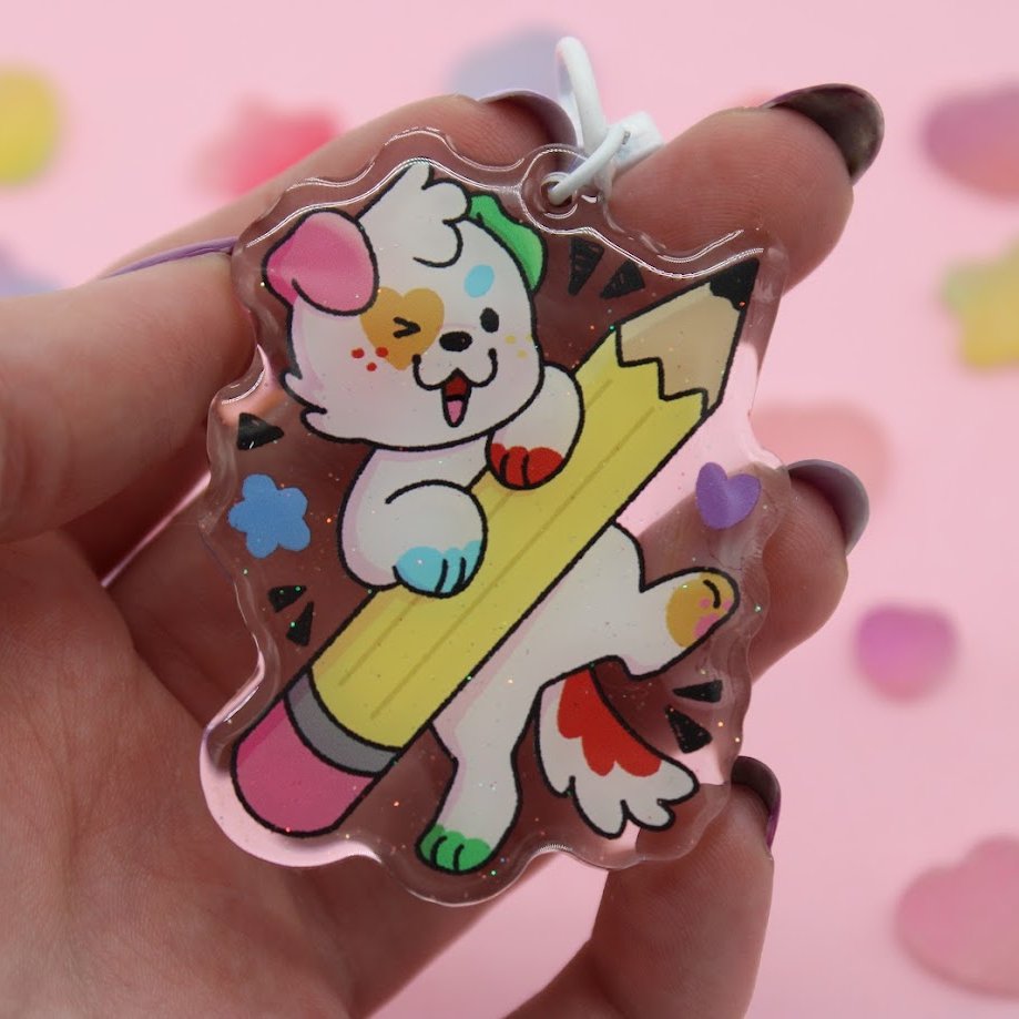 doodles acylic charms