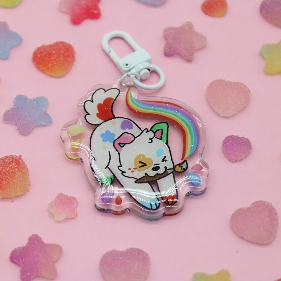 doodles acylic charms