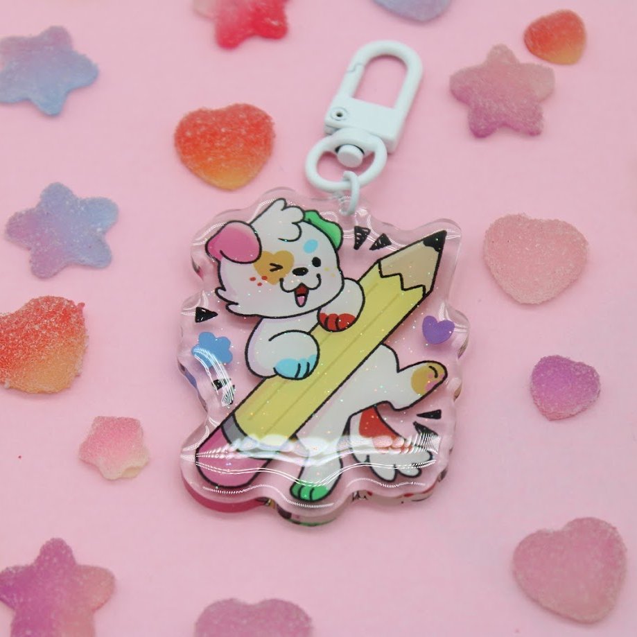 doodles acylic charms
