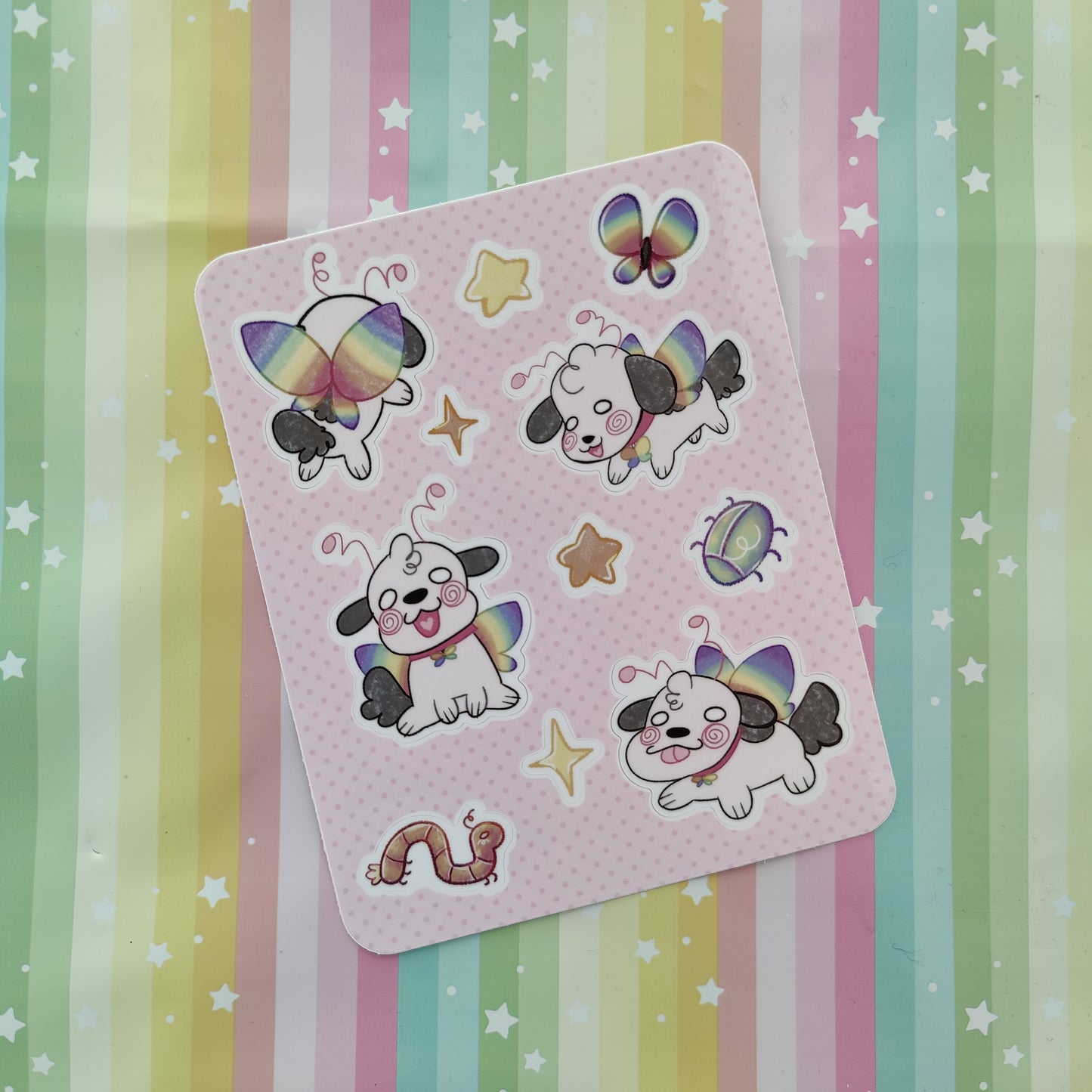 critter and bug sticker sheets by wheeliescoot