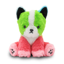 Load image into Gallery viewer, mango the colorful puppy plushie
