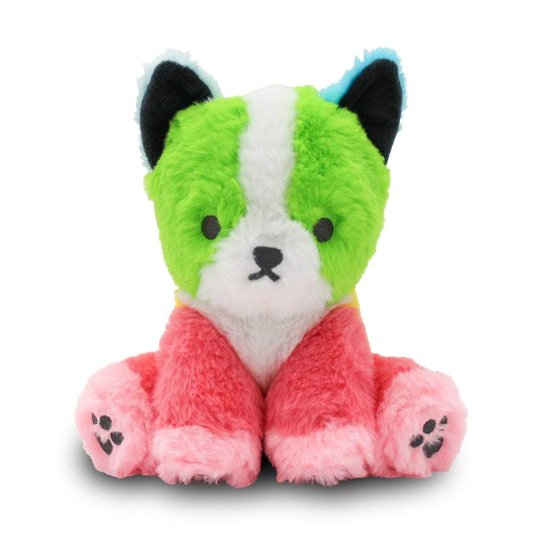 mango the colorful puppy plushie