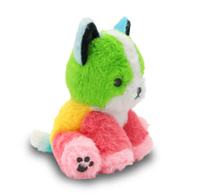 Load image into Gallery viewer, mango the colorful puppy plushie
