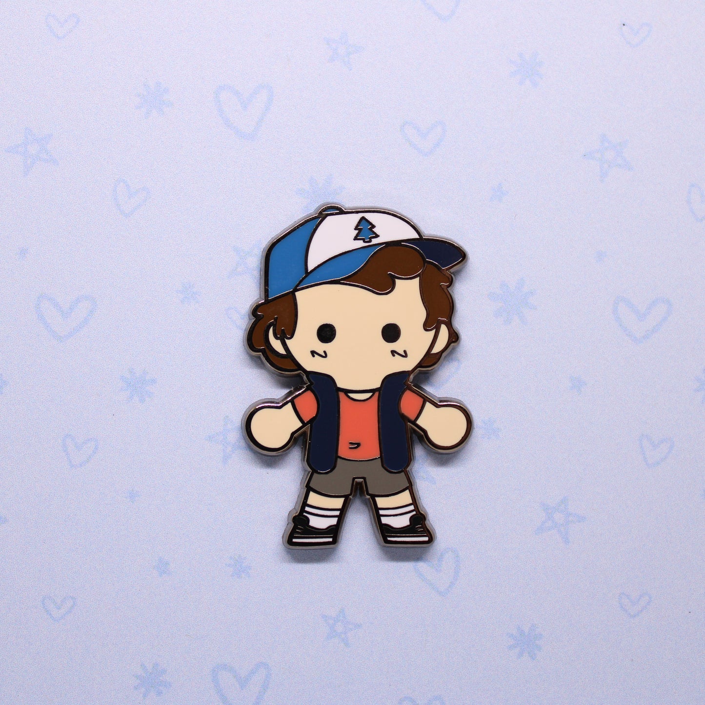 pines twins weebean enamel pins