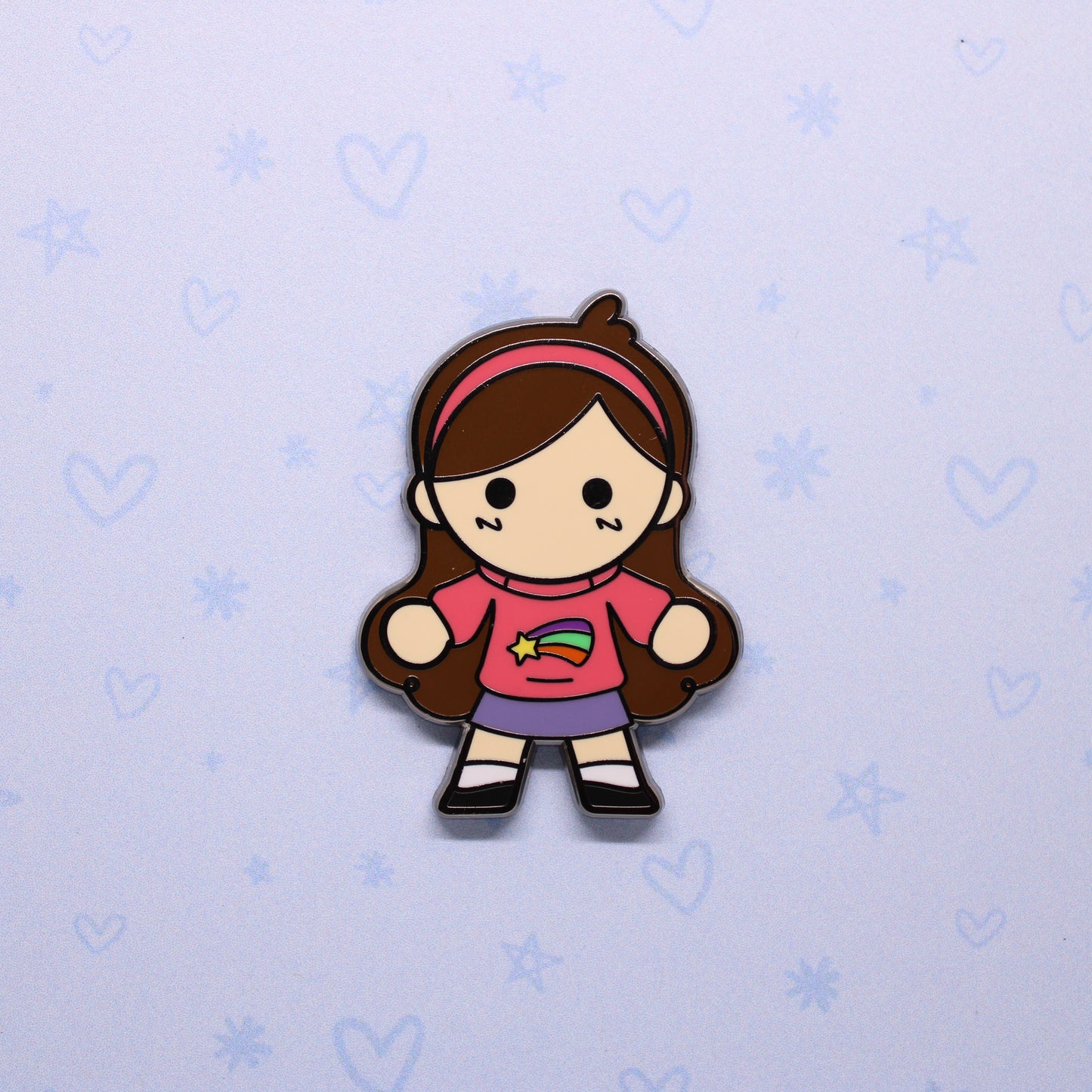 pines twins weebean enamel pins