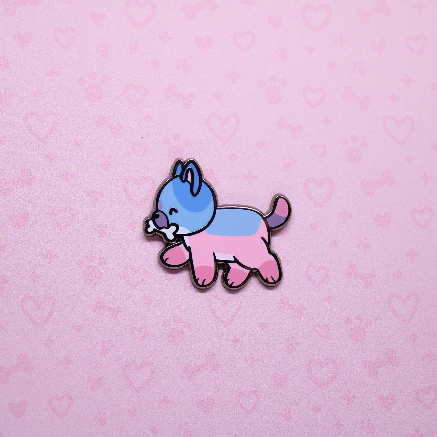 colorful puppies enamel pins V2