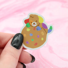 Load image into Gallery viewer, cookie cookie holographic sticker
