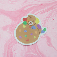 Load image into Gallery viewer, cookie cookie holographic sticker
