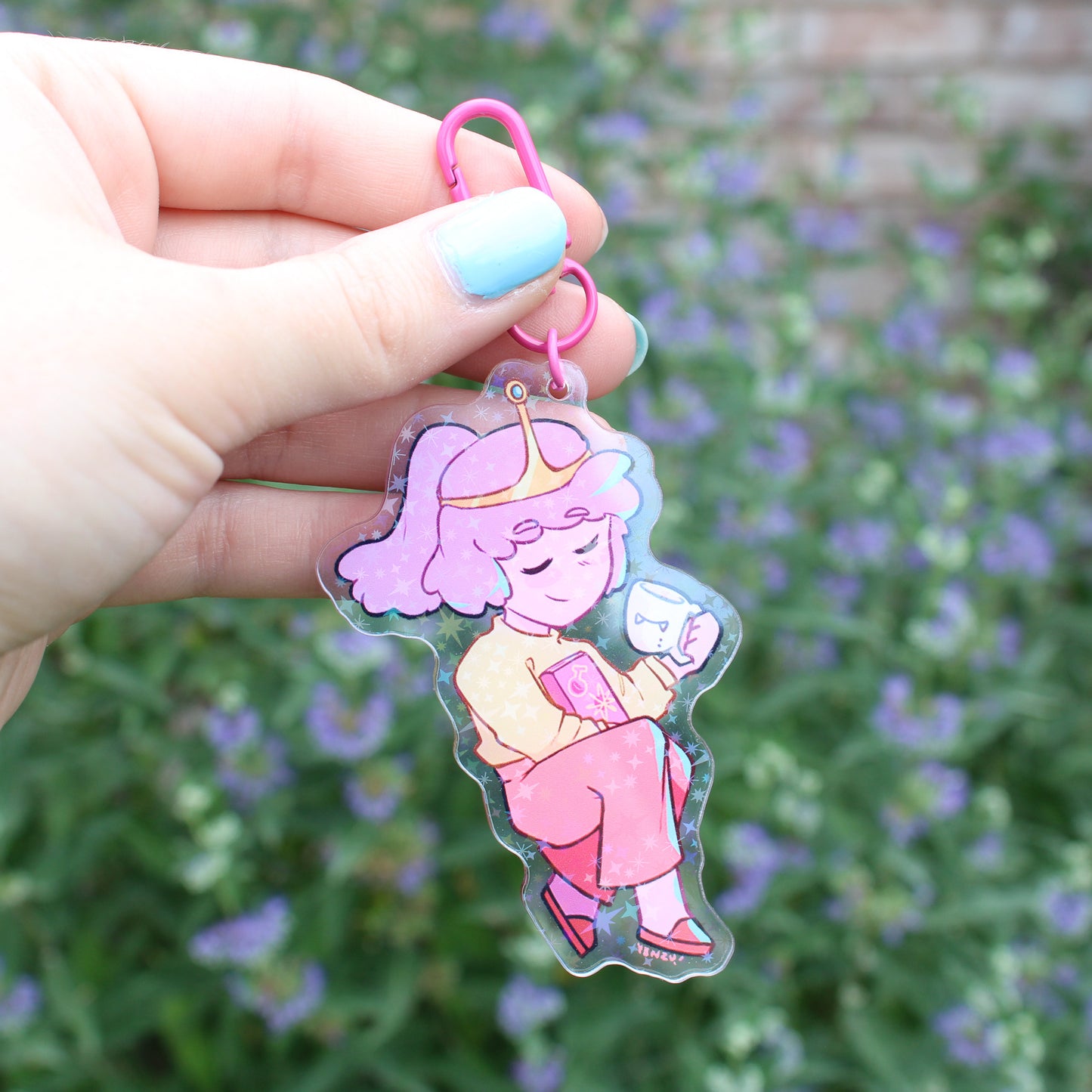 bubbline holo acrylic charms by yenzu (collab!)