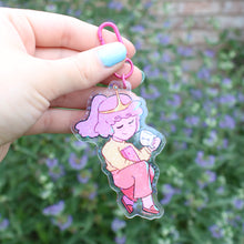 Load image into Gallery viewer, bubbline holo acrylic charms by yenzu (collab!)
