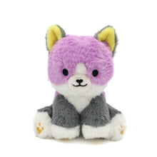 Load image into Gallery viewer, aurora the colorful kitty plushie
