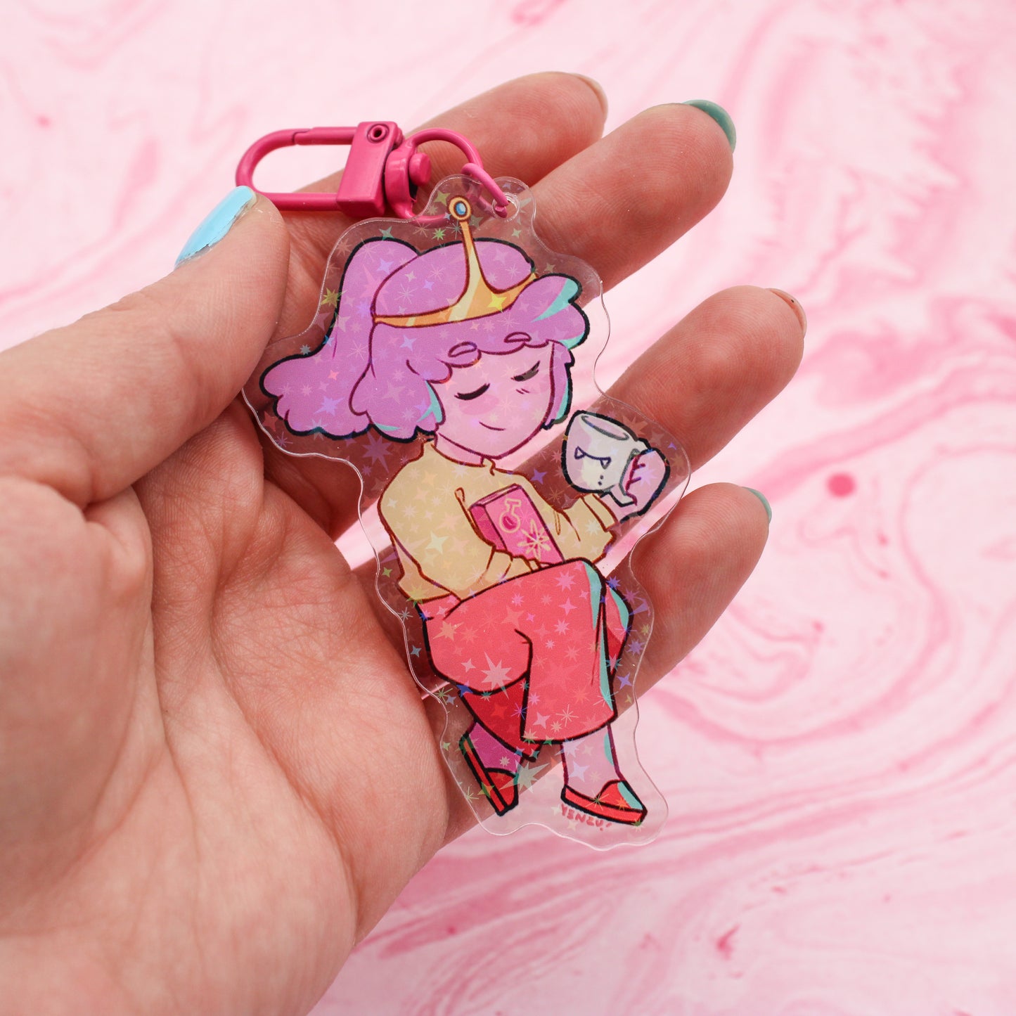 bubbline holo acrylic charms by yenzu (collab!)