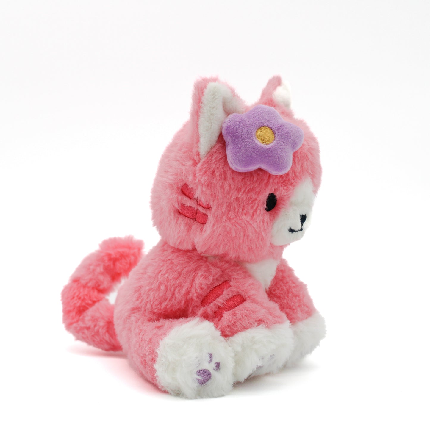 violet the colorful kitty plushie