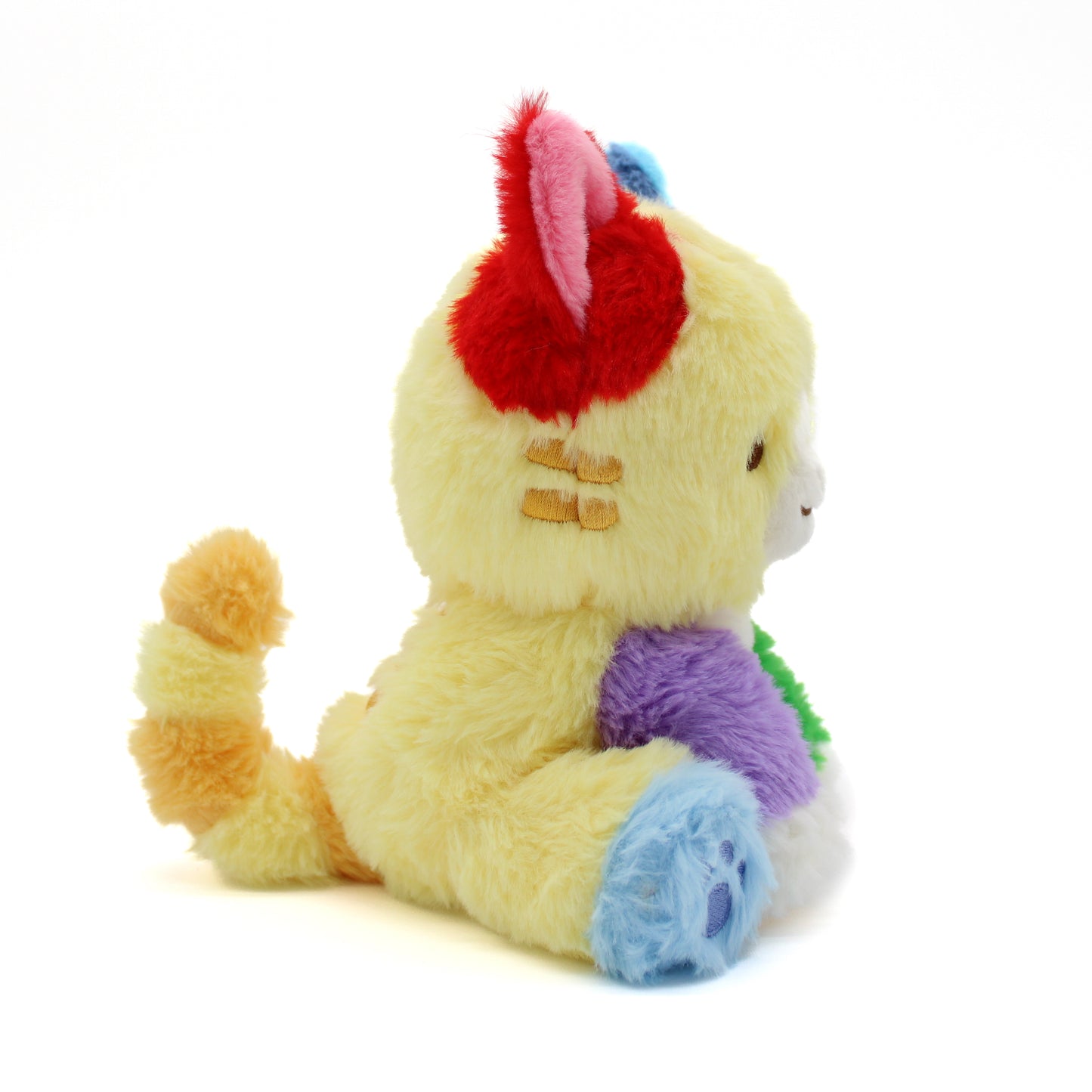pickles the colorful kitty plushie