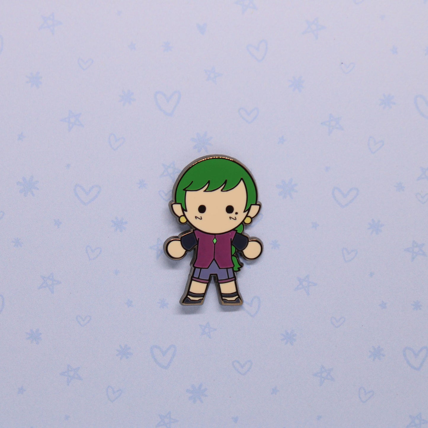 blight twins weebean enamel pins