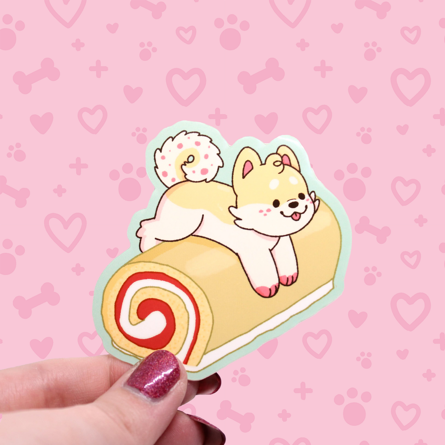 snack treat puppies vinyl stickers