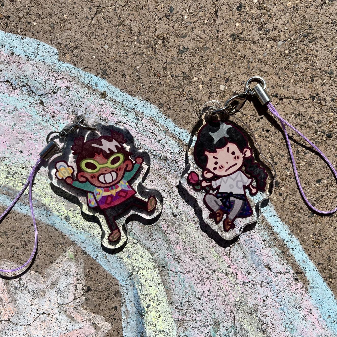 butterfly soup phone charms - collab with kapawtid!