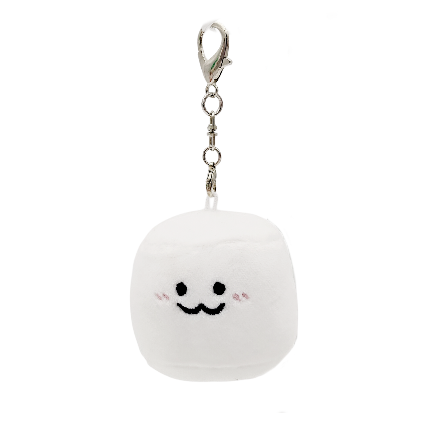 marshmallow keychain plush
