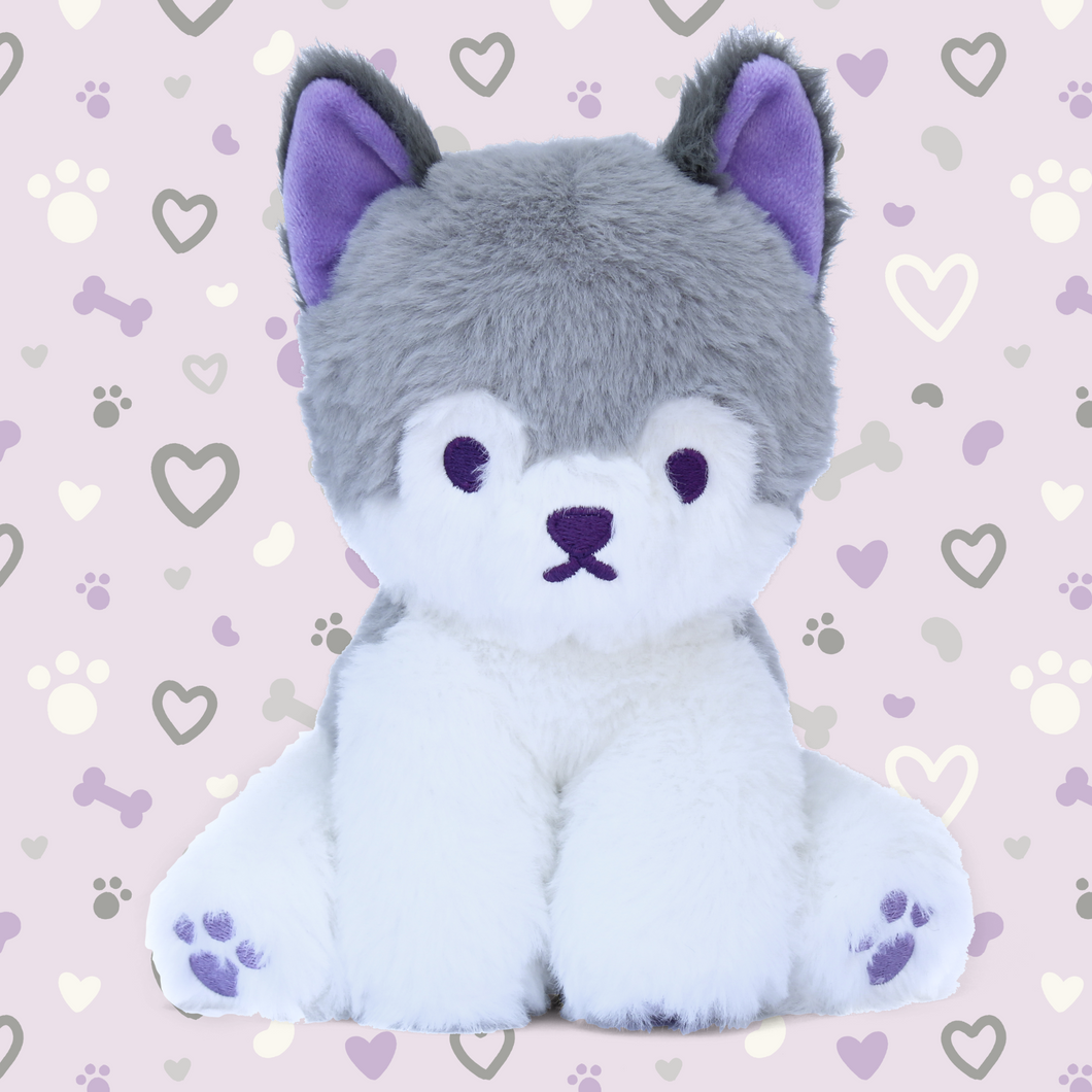 beans the colorful puppy plushie