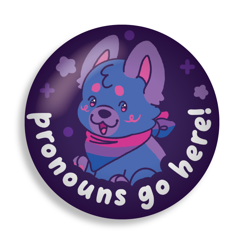 colorful critters pronoun pins 2