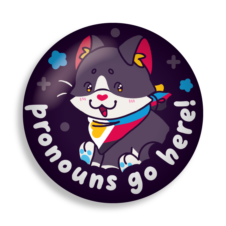 colorful critters pronoun pins 2