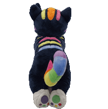 Load image into Gallery viewer, critter the autism cat laying cuddle plushie!
