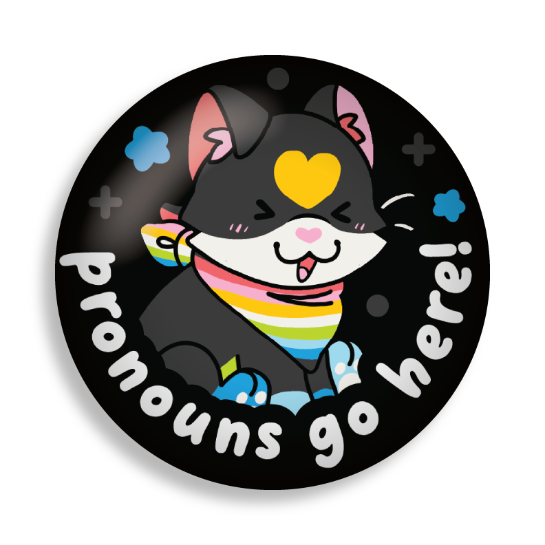 colorful critters pronoun pins 2