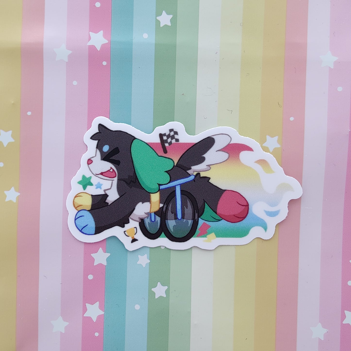 disability pride guest artist vinyl stickers