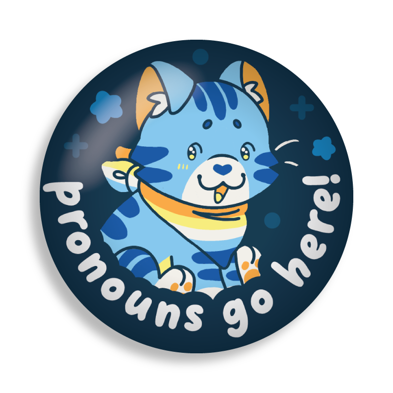 colorful critters pronoun pins 4