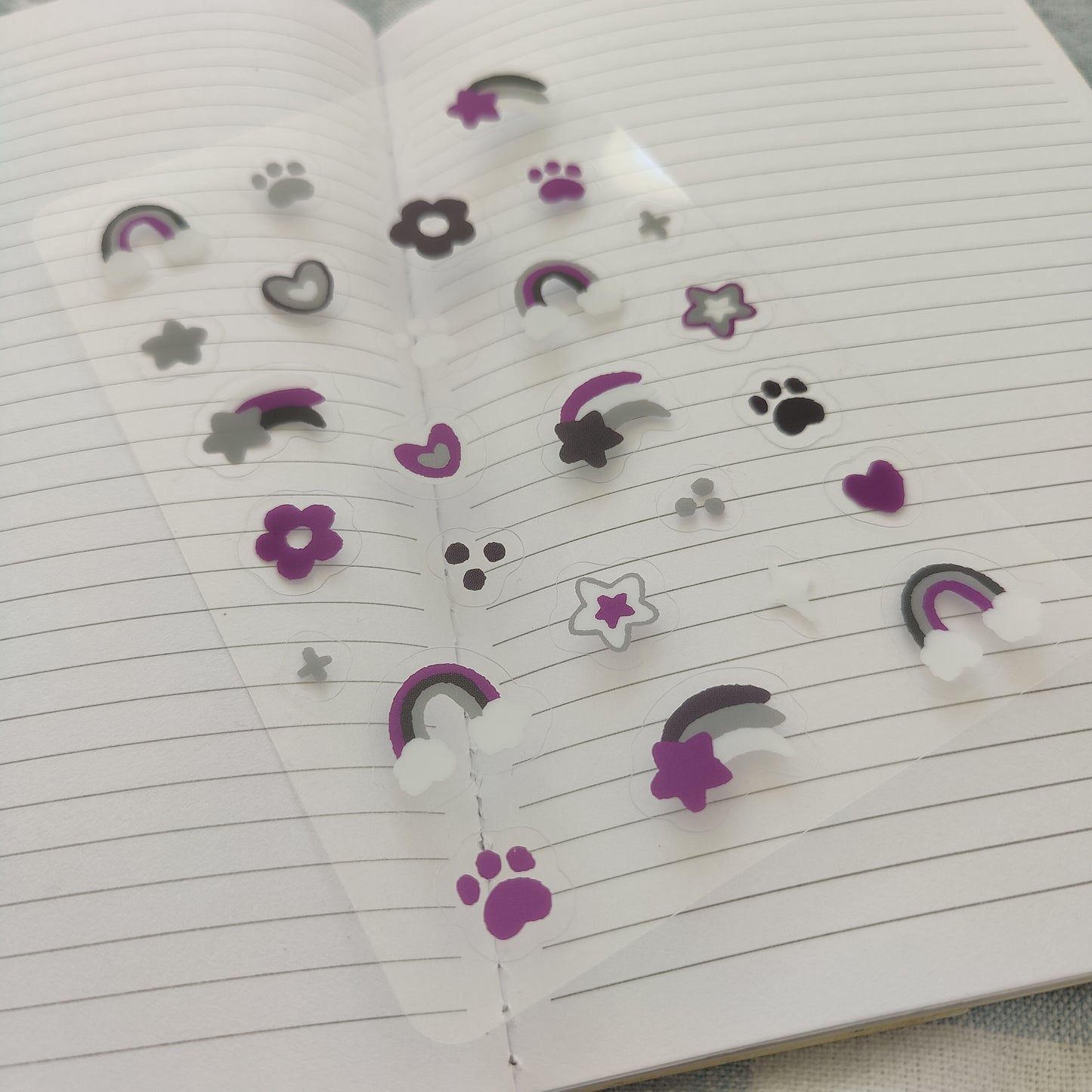 colorful deco sticker sheets