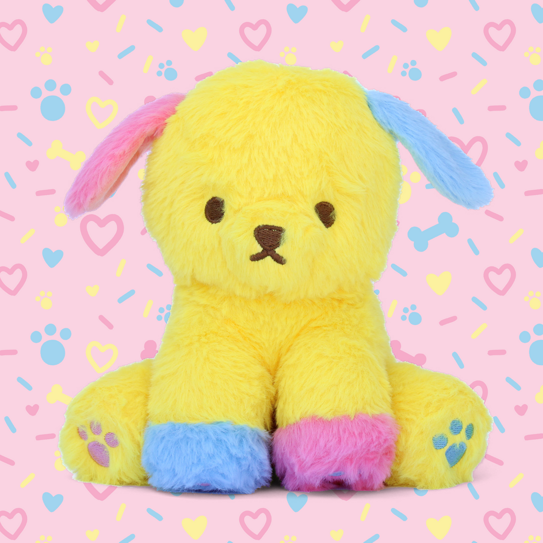 sprinkles the colorful puppy plushie