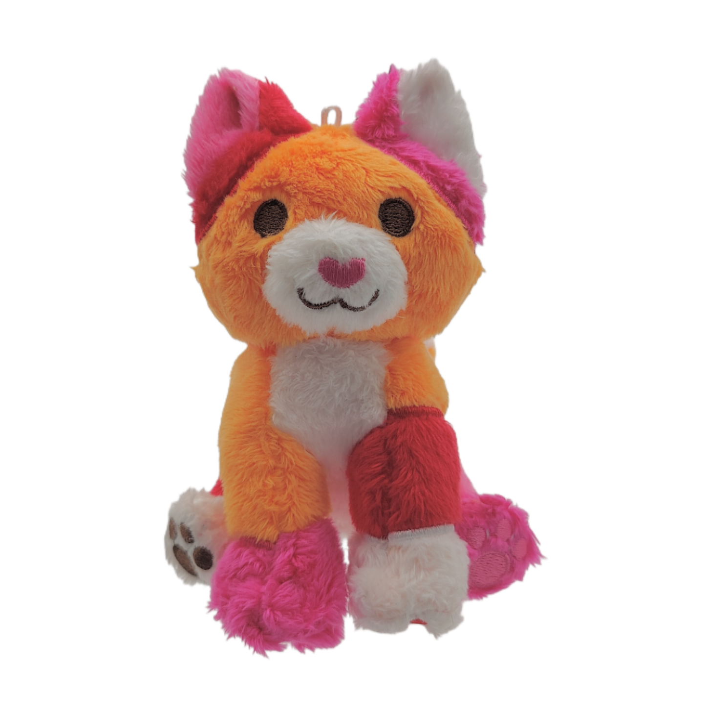 ruby rainbeanie keychain plush