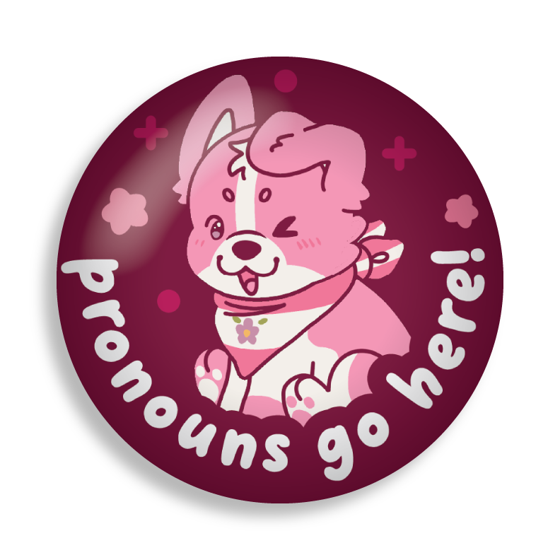 colorful critters pronoun pins 3