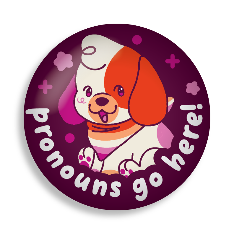colorful critters pronoun pins 3