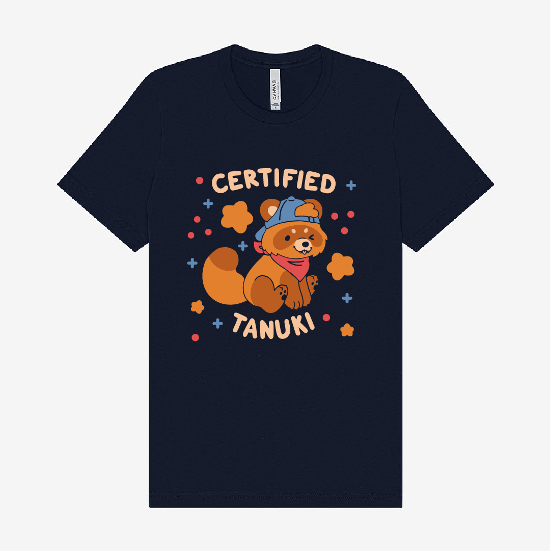 certified tanuki t-shirt