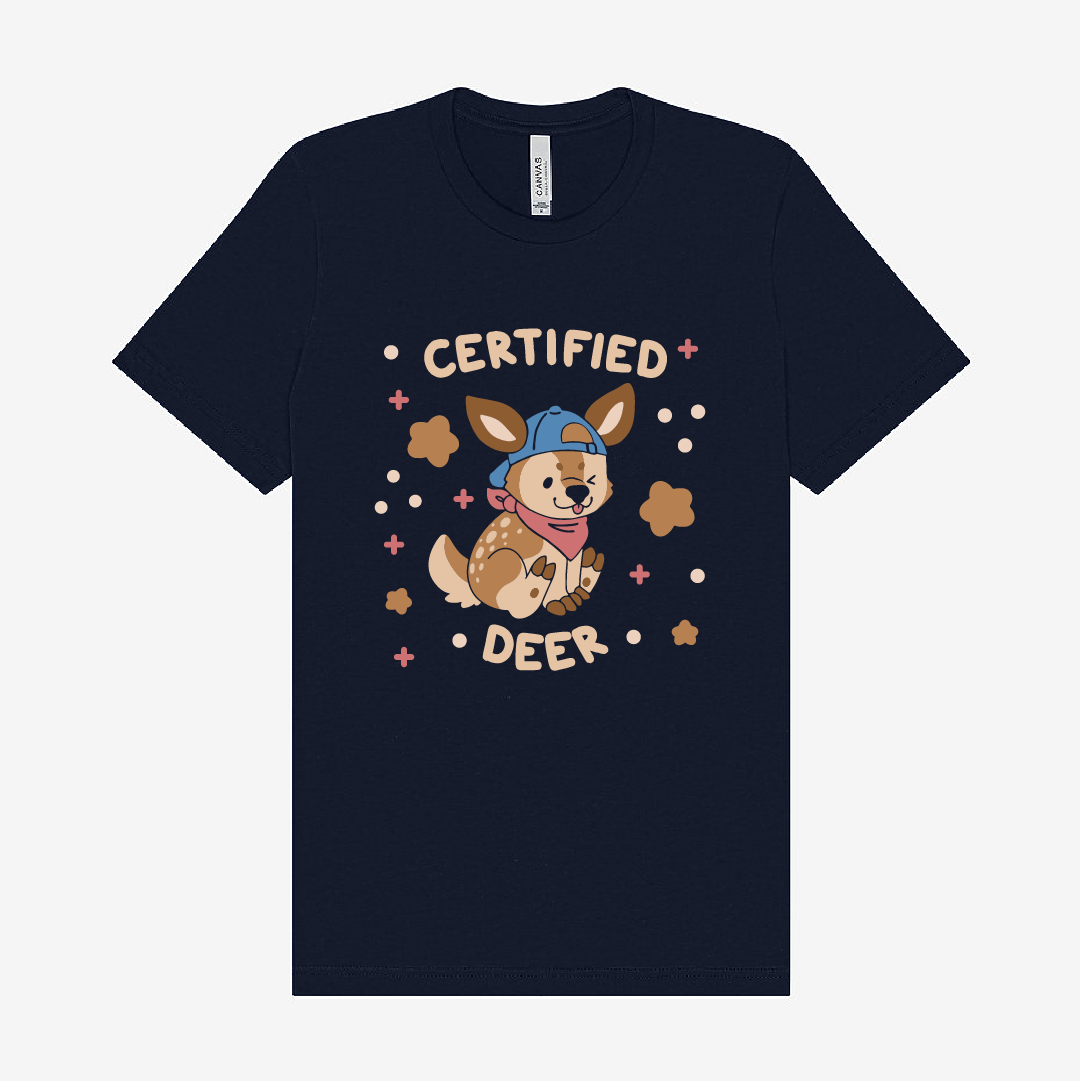 certified deer t-shirt
