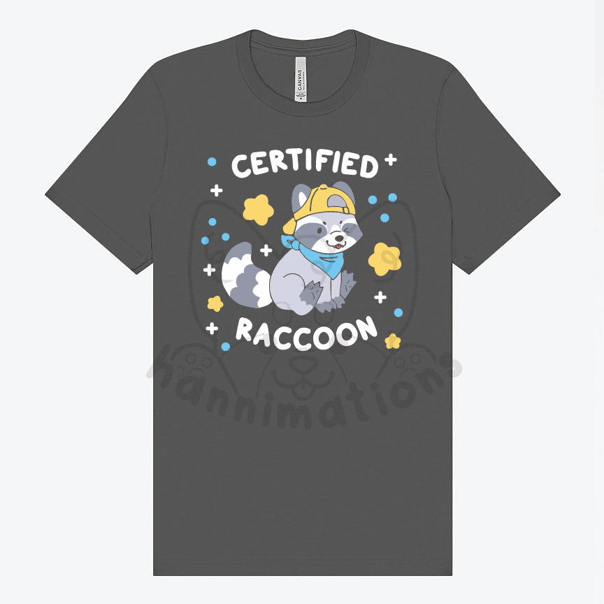 certified raccoon t-shirt