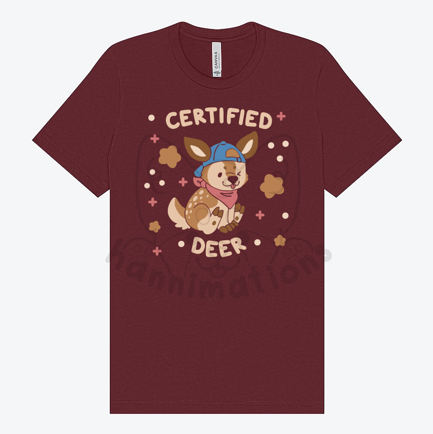 certified deer t-shirt