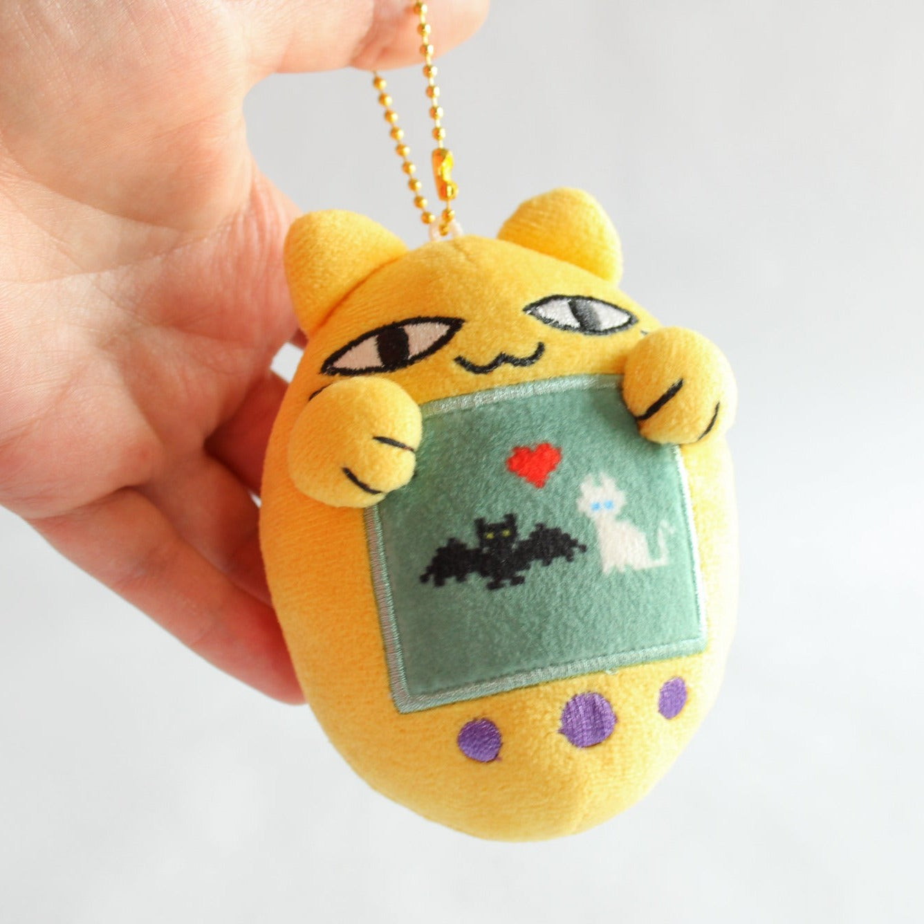 lumity tamagotchi keychain plush