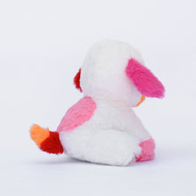 Load image into Gallery viewer, scarlet the colorful puppy plushie
