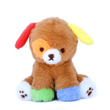Load image into Gallery viewer, cookie the colorful puppy plushie
