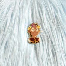 Load image into Gallery viewer, raeda flower crown enamel pins
