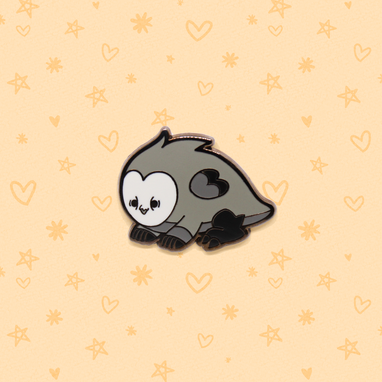 owlbeast 1.25" enamel pin