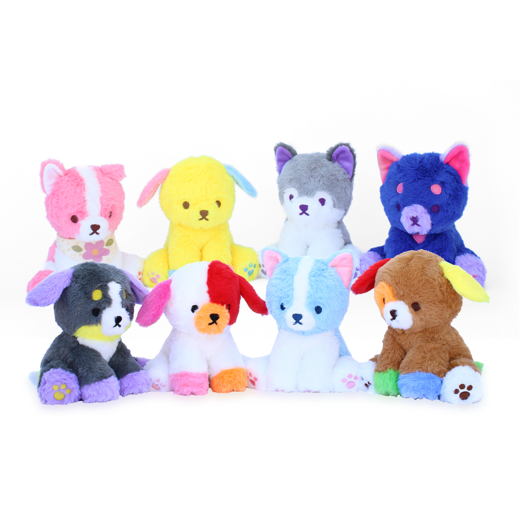 B GRADE seconds sale colorful puppy plushies