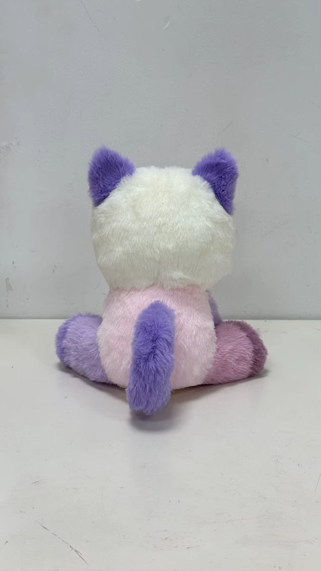 rhu the colorful kitty 7" silly sitter plush