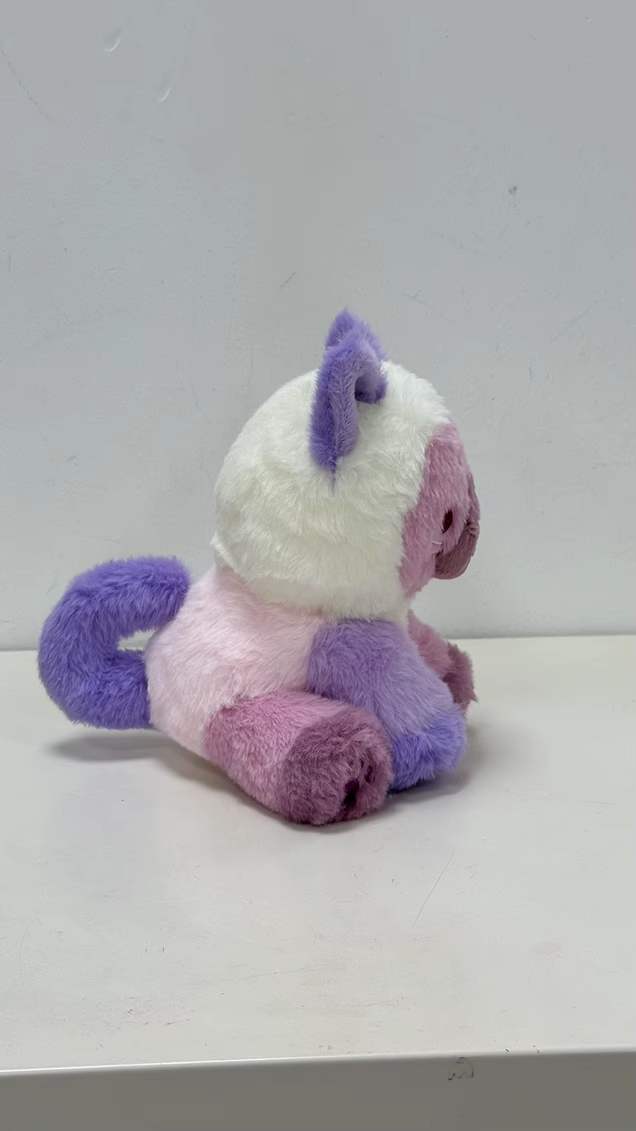 rhu the colorful kitty 7" silly sitter plush
