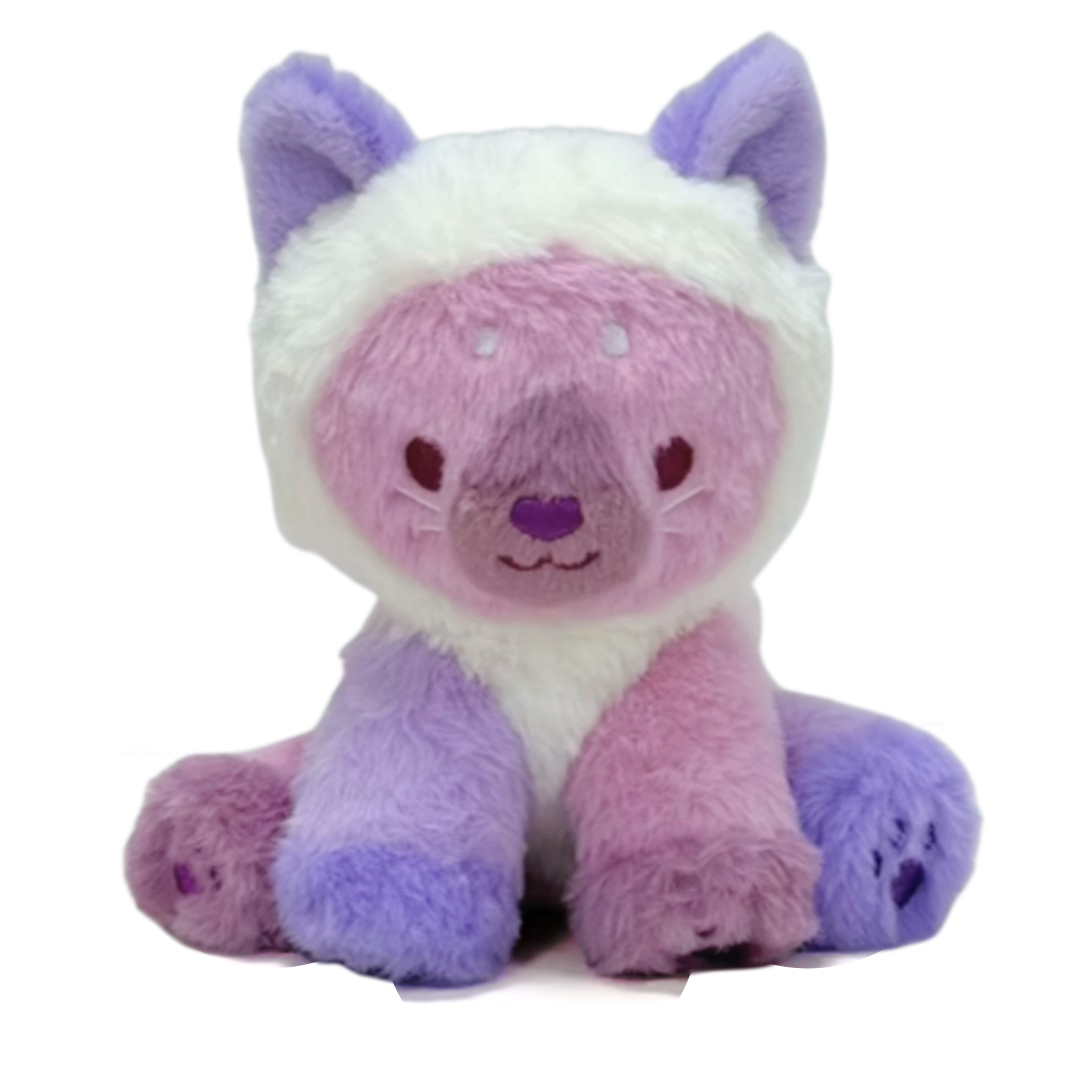 rhu the colorful kitty 7" silly sitter plush