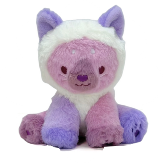rhu the colorful kitty 7" silly sitter plush