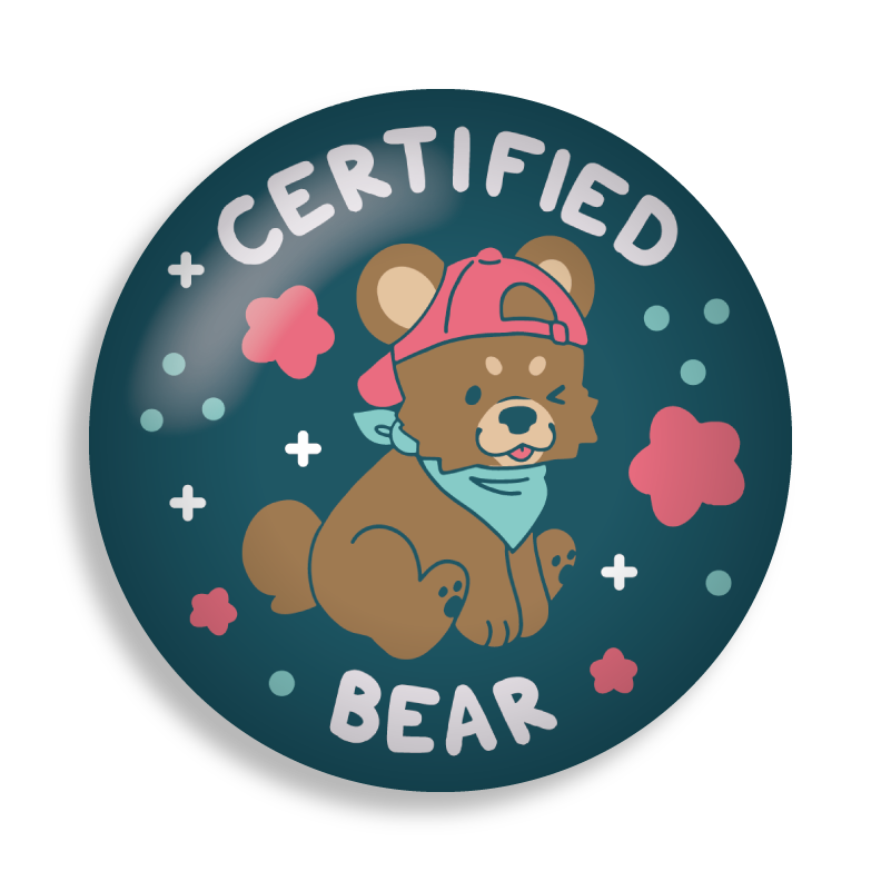 certified critter 2.25" button pins