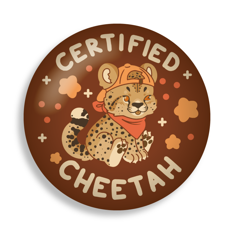 certified critter 2.25" button pins